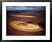 Aerial of Salt Pans Near Denham, Monkey Mia National Park, Western Australia, Australia Places Framed Art Poster Print by Richard I'Anson, 31x25