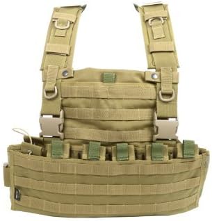 Flyye Industries 1000D Cordura WSH MOLLE Chest Rig - KHAKI by Flyye Industries