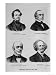 Eminent Anti-Slavery Men Art Giclee Poster Print by English School, 18x24