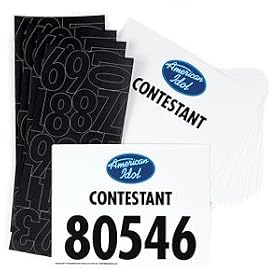 Click here to buy Party Supplies - American Idol Contestant Number Kit - Set of 8 by Birthday Express.