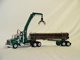 Die-Cast Truck Replica - Kenworth W900 Log Carrier, 1:32 Scale, Model# 13743