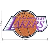 Los Angeles Lakers Logo Embroidered Iron on Patches Free Shipping From Thailand