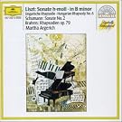 Liszt : Sonate en si mineur - Rhapsodie hongroise n� 6 - Schumann : Sonate pour piano n� 2 - Brahms : Rhapsodies Op. 79