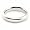 14K White Gold Wedding Bands 4mm comfort-fit, 6.25