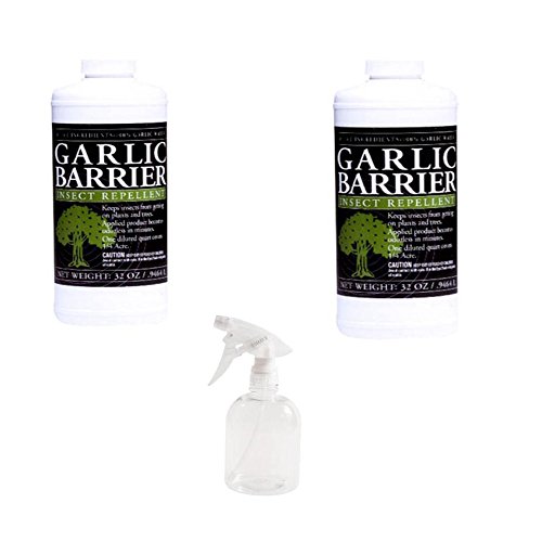 Insect Repellent Garlic Barrier Liquid Concentrate 32 Ounce (2 Pack