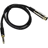 Monoprice 104768 3-Feet Premier Series XLR Female to 1/4-Inch TRS Male 16AWG Cable