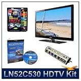 Samsung LN52C530 52" 1080p LCD HDTV, Built-in Digital Tuner, 6ms Response Time, AV Home Theater Power Protection (10 outlet, 6900 Joules protection), Calibration DVD (Brings out your HDTV's Full Potential), High-performance Hook-Up & Maintenance Kit