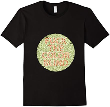 Men's Color Blind Troll T Shirt - Test Color Blind T Shirt 2XL Black