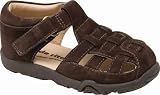 Infant Boys' Stride Rite Reid (4.5 XW Infant in Dark Brown Nubuck)