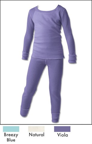 Hanes Girls Thermal Set Viola S