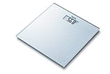  : Beurer GS 28 Frosted Lines 763.08 Glaswaage Design Line