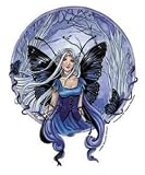 Meredith Dillman - Blue Diadem Fairy - Sticker / Decal