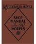 1937 STUDEBAKER Shop Service Repair Manual Book