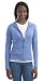 Ladies Soft Touch Front Zip Hooded Sweatshirt