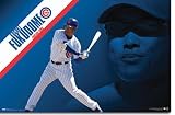 Chicago Cubs (Kosuke Fukudome) White Wood-Mounted Sports Poster Print - 24