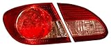 IMAGE OF Anzo USA 321190 Toyota Corolla 4 Pcs Red/Clear LED Tail Light Assembly - (Sold in Pairs)