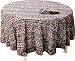 ShalinCraft Round Table Cloth Napkins Handloom Cotton Block Prints Handmade India Dia 90 (njtc055)