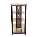Madison 5000 Entertainment Tower - Rosewood/ Pewter/ Bronze