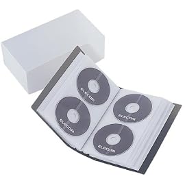 ELECOM  CCD-F96BK CD/DVDファイル(96枚収納)