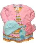 Multi-Stripe Pink/ Yellow/ Aqua Outfit #3