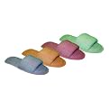 Women's I Luv Planet Earth Bamboo Patchwork Scuff Slippers