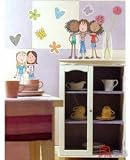 Home Decor Mural Art Wall Paper Stickers fashionable girls IHS 309 Home Decor Mural Art Wall Paper Stickers-fashionable girls IHS-309