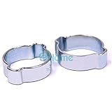 20 ? 23 ミリメートル ダブル耳クランプ空気シリコーン ガソリン水燃料o クリップ ホース パイプ ジュビリー #60701