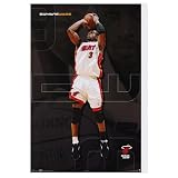 Dwyane Wade (In Action) Sports Poster Print - 24x36