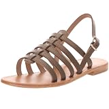 Les Tropéziennes par M Belarbi Havane, Sandales femme - Bronze, 37 EU Image du produit