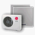 LG Dual Zone H24AMT (9+9) Wall Heat Pump 13 SEER - 18,000 BTU (1.5 Ton)