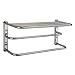 Gatco 1541  Double Towel Rack with Chrome Finish