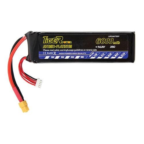 RTF X8+ Lithium Polymer Battery 14.8v 10Ah 10V 4s Deans Plug