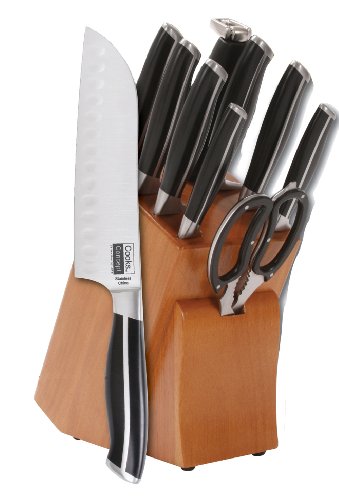 Cook N Home 10-Piece Forged Handle Knife Set with Block