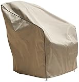 Budge English Garden Large Outdoor Chair Cover P1W02PM1, Tan Tweed (34 H x 36 W x 41 D)