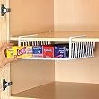 Under Shelf Wrap Rack in WHITE model 1983W from Organize It All