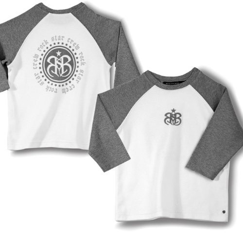 ROCK STAR BABY ロックスターベイビー 切替Tシャツ RSBサークル