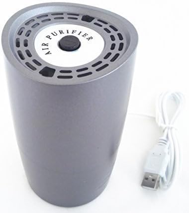 WYNETORE home plasma cluster mounted automotive ion generator air cleaner air purifier (dark gray A02)