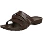 Timberland Women's Dunaway Slide,Dark Brown,5.5 M