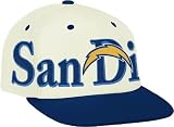 San Diego Chargers Reebok Throwback Team Name & Logo Snap Back Hat