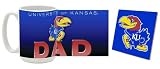 Kansas Jayhawks Dad Mug and Coaster Combo