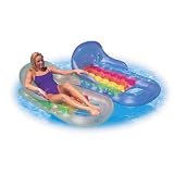 Blue King Kool Lounge Inflatable Raft Chair