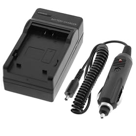 Digital Camera Battery Charger with Car Adapter for Panasonic Lumix G DMC-G1 / DMC-G1R / DMC-G1A / DMC-G1K