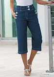 Jessica London Plus Size Button Detail Capri