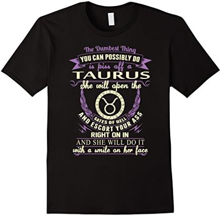 Men's The dumbest thing is piss off a Taurus 2XL Black