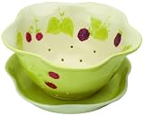 Welcome Home Brands Raspberry/Blackberry Berry Bowl with Plate