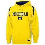 Nike Michigan Wolverines Gold Pass Rush Hoody Sweatshirt