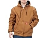 Dickies Herren Duck Hooded Zip Up Jacke, Brown Duck, XL, 33 239