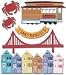 EK Success SPJE011 Jolee's Boutique San Francisco Destination Sticker