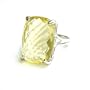Cushion Cut Citrine Cocktail Ring