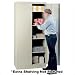 Lyon KK1060 Extra Shelf for Cabinet, 36" Width x 24" Depth, 180 lbs Capacity, Black, (Pack of 4)